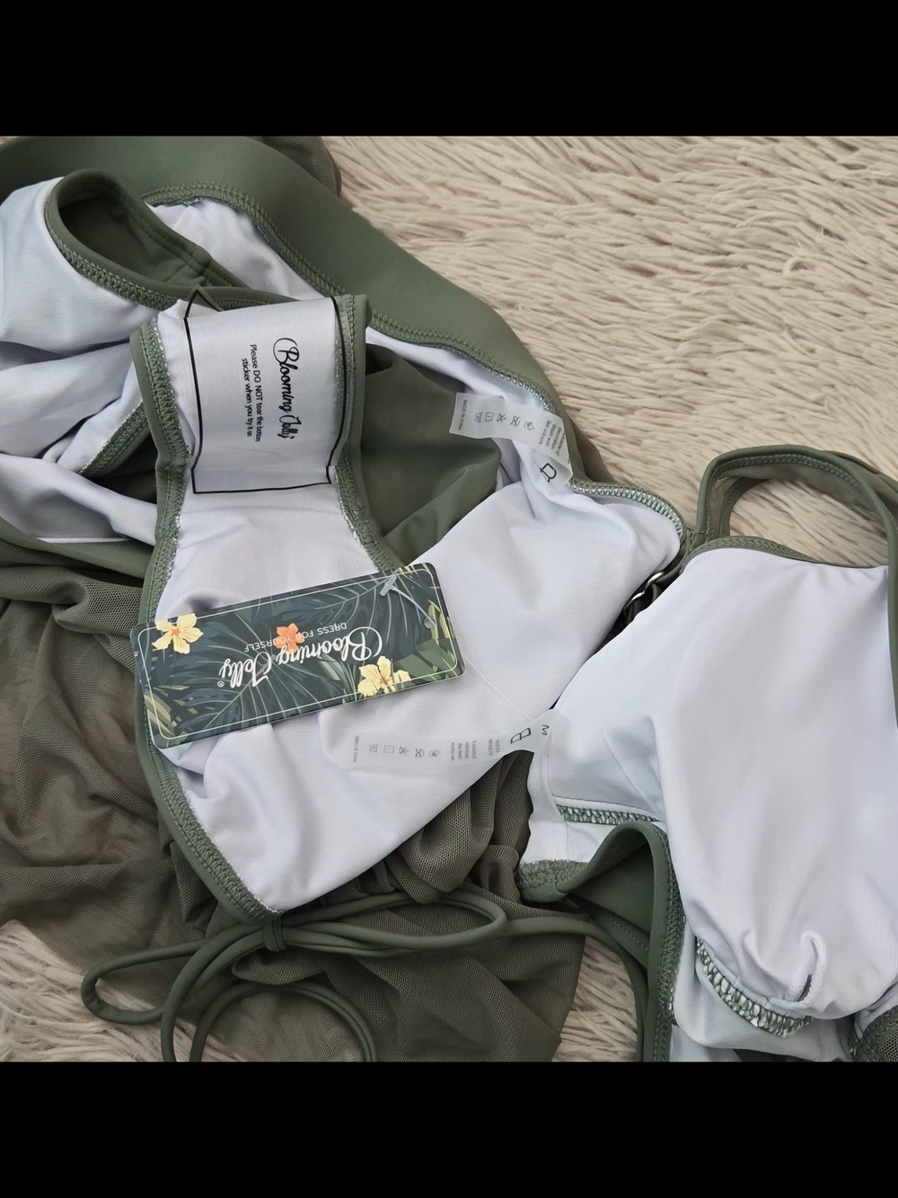 Blooming Jelly High Waisted Bikini #1328 - Picture 2 of 12